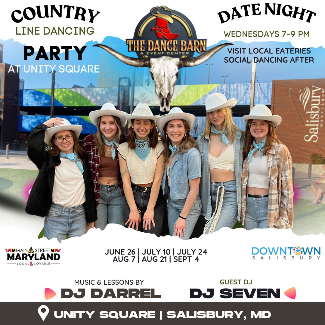 The Dance Barn - Country dance party at unity square - Salisbury, MD